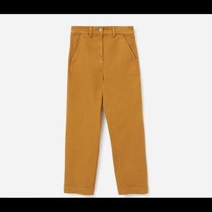 NWOT Everlane Straight Leg Crop in golden brown